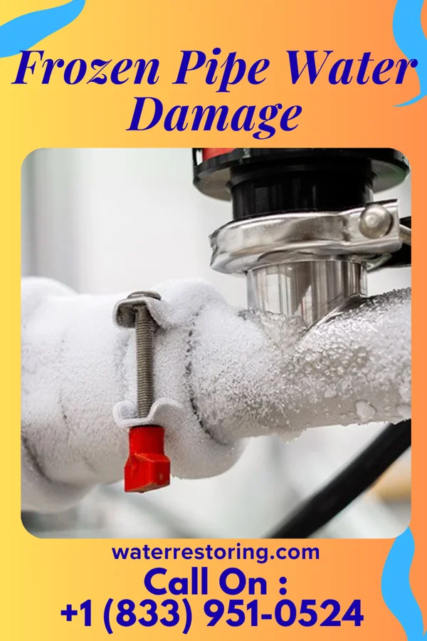 Frozen Pipe Water Damage in Sanford, NC